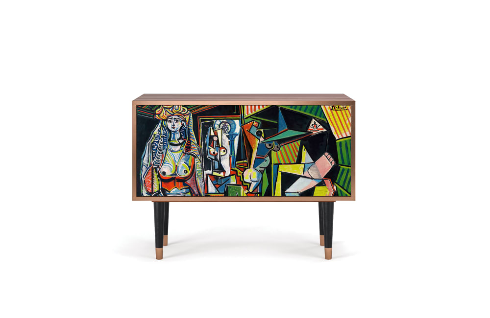 Buffet bas  multicolore 2 portes L 94 cm