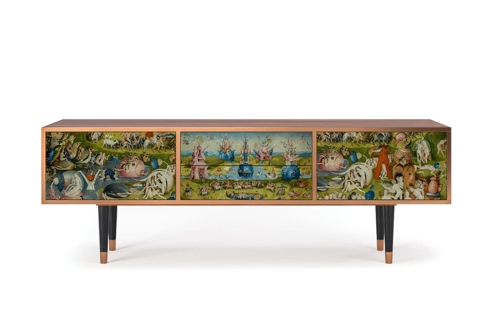 Meuble TV  multicolore 2 tiroirs et 2 portes L 170 cm