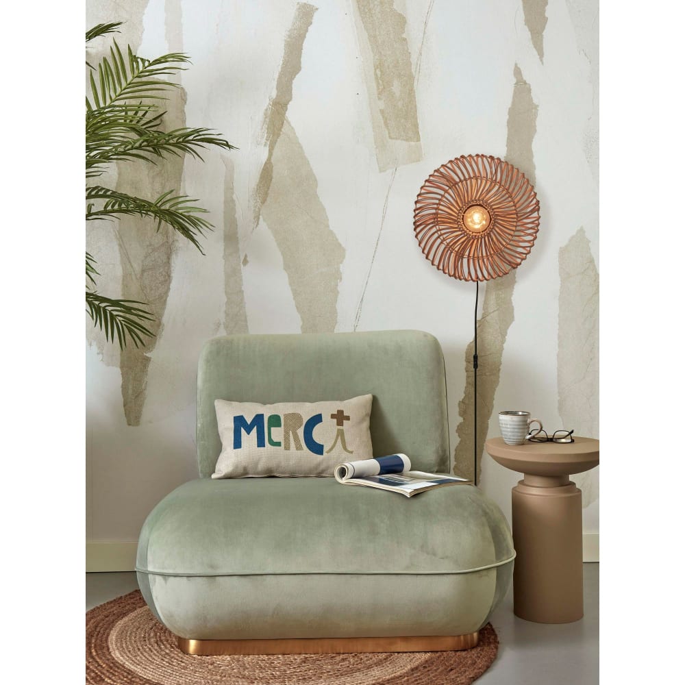 Suspension rotin brun ø40cm - Maisons du Monde