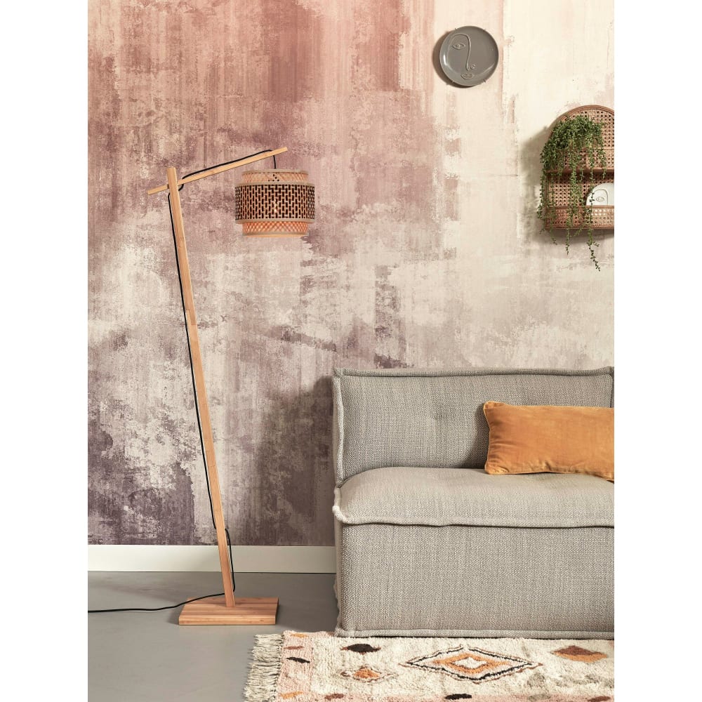 Lampadaire bambou brun ø25cm - Maisons du Monde