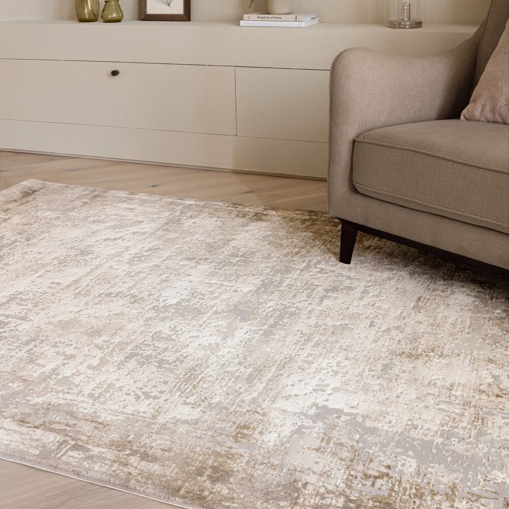 Novatrend Moderner Teppich 200x290 cm style classic chic Beige Pes - Polyester