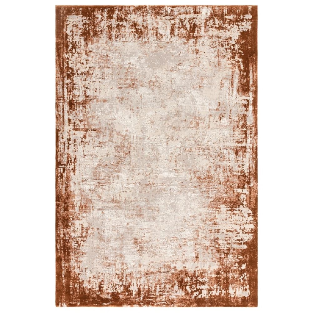 Tapis de salon moderne orange 160x230 cm