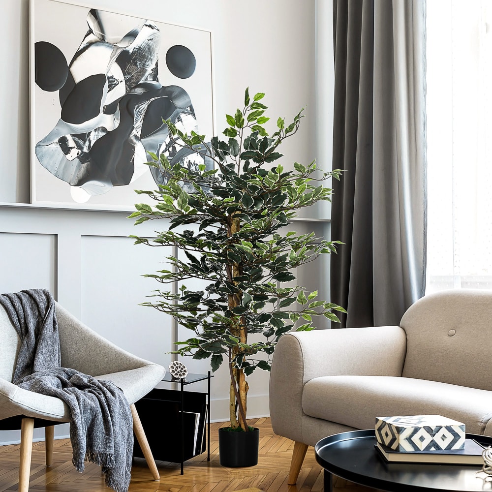 Planta artificial 15x15x130 cm verde - Maisons du Monde