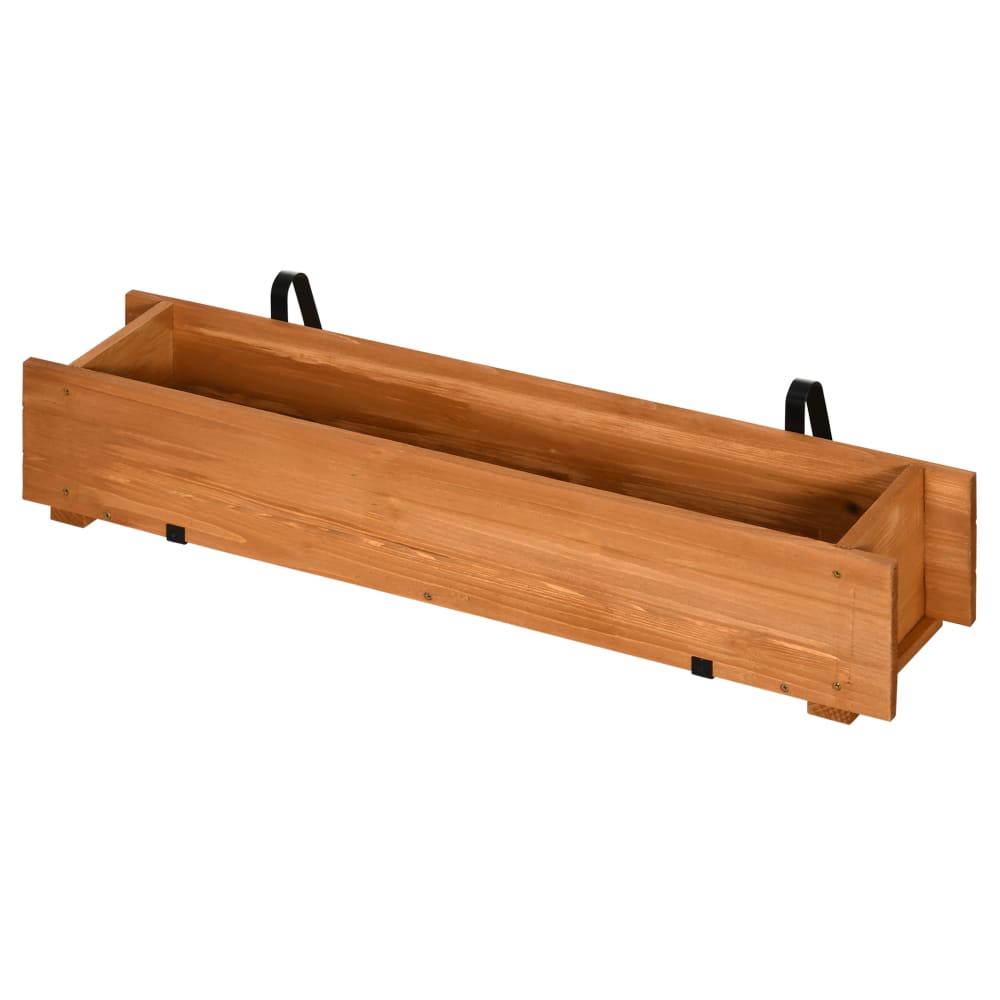 Arriate de madera 91x18x16.5 cm madera natural