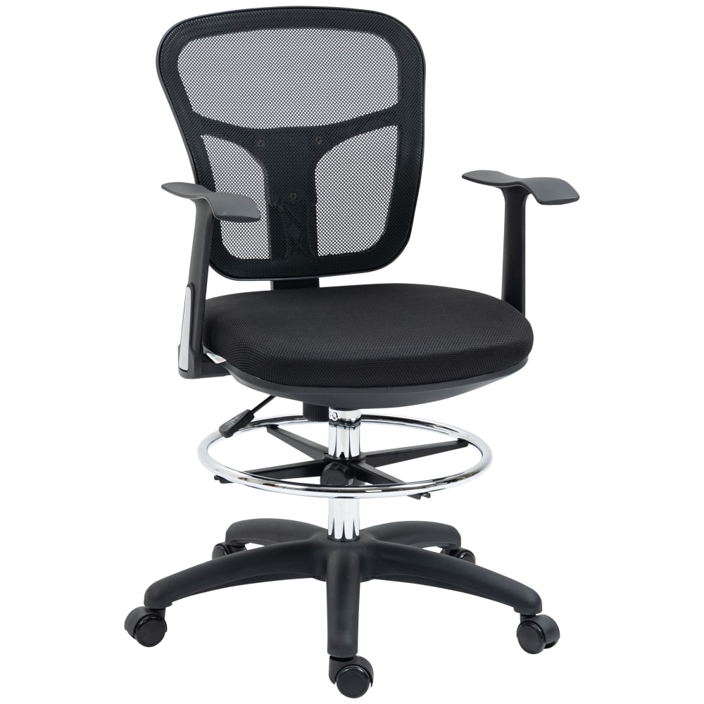 Silla de escritorio 59x59x115 cm negro