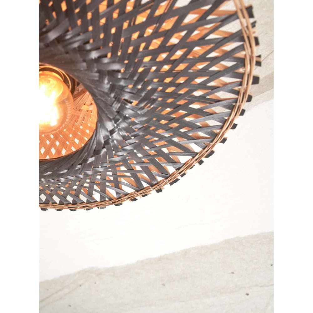 Deckenleuchte aus Bambus, schwarz, Ø44cm - Maisons Du Monde