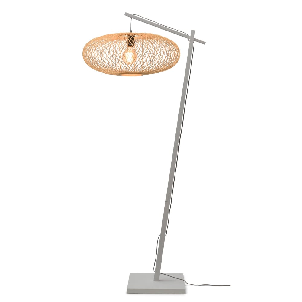 Lampadaire bambou brun Ø60cm