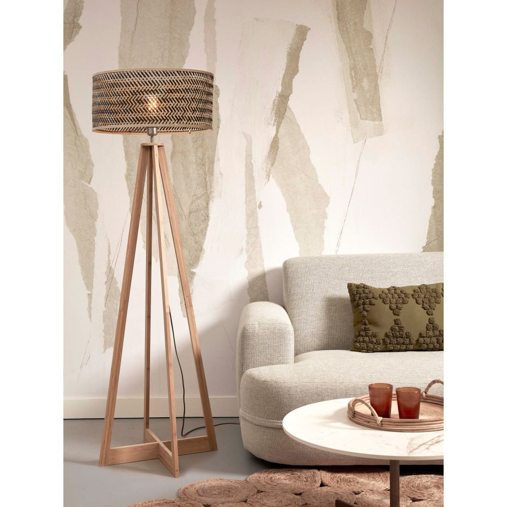 Lampadaire bambou brun ø50cm - Maisons du Monde