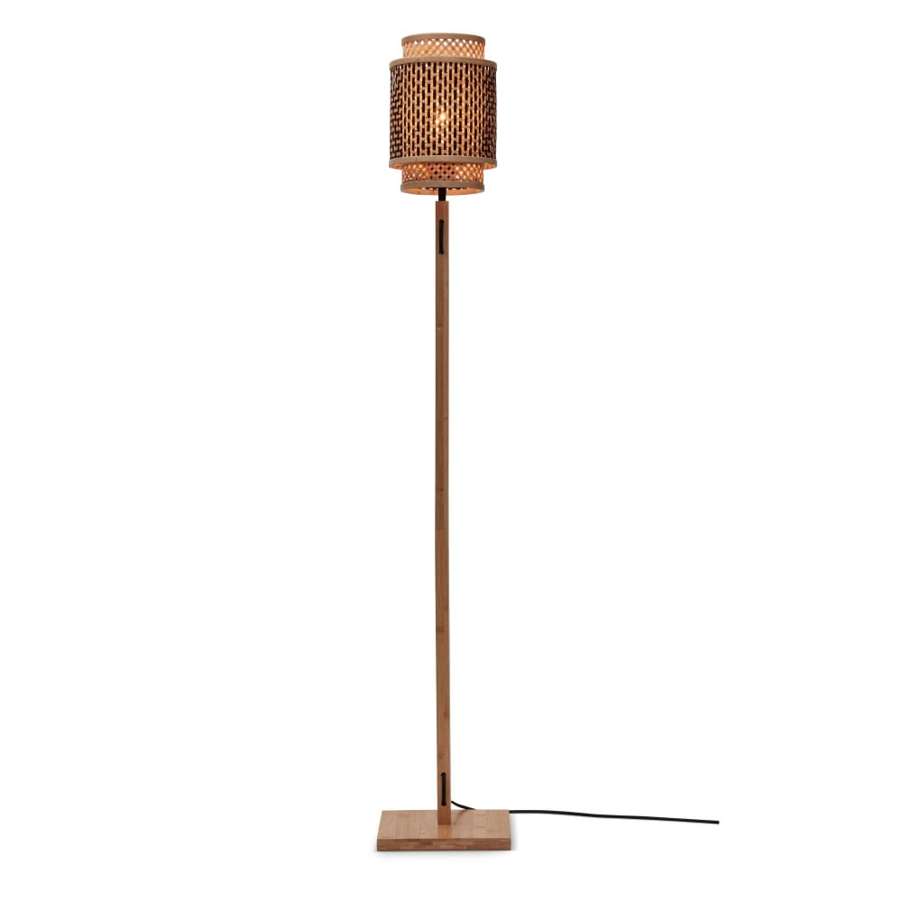 Lampadaire bambou brun Ø18cm