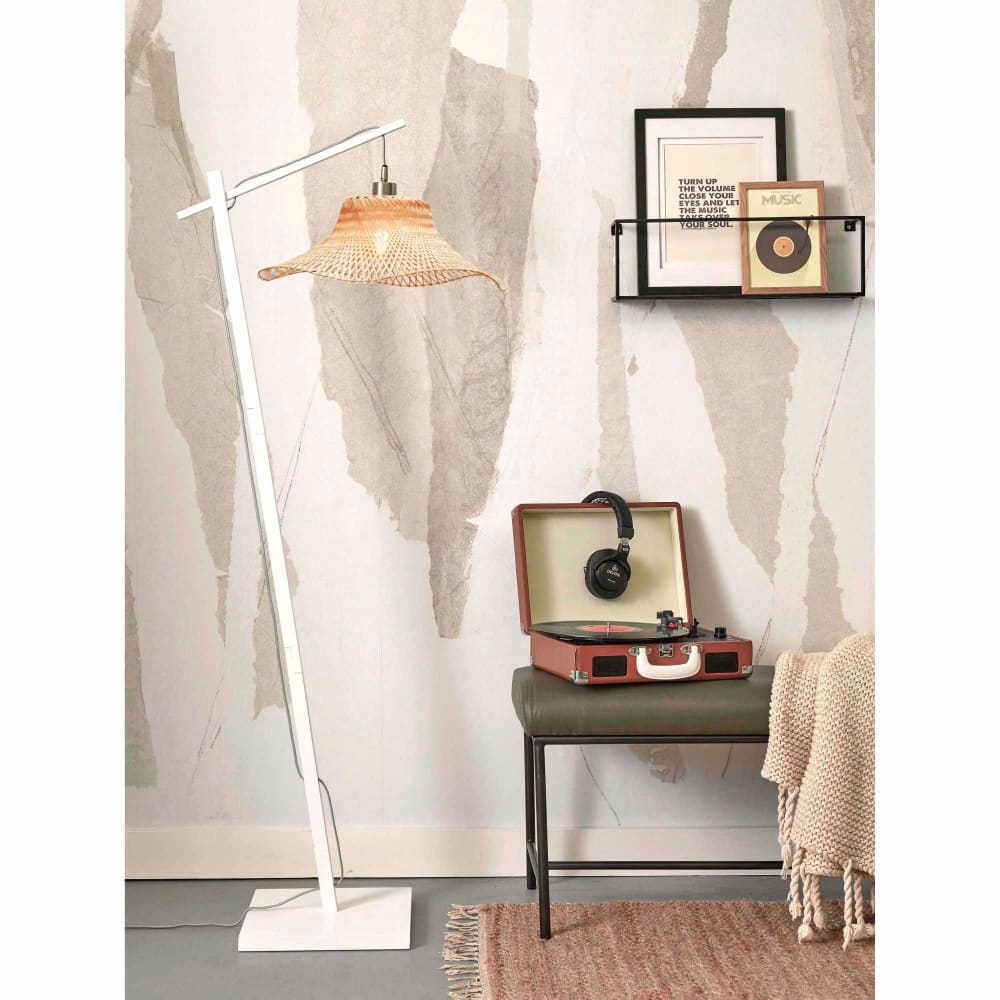 Lampadaire bambou brun 77x50x150cm - Maisons du Monde