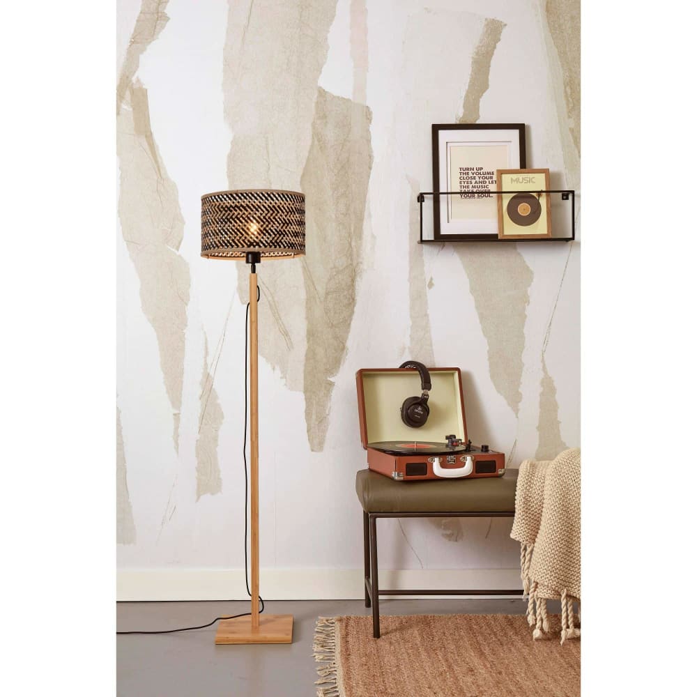 Lampadaire bambou brun ø32cm - Maisons du Monde