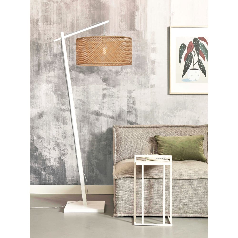 Lampadaire bambou brun ø50cm — vue 3