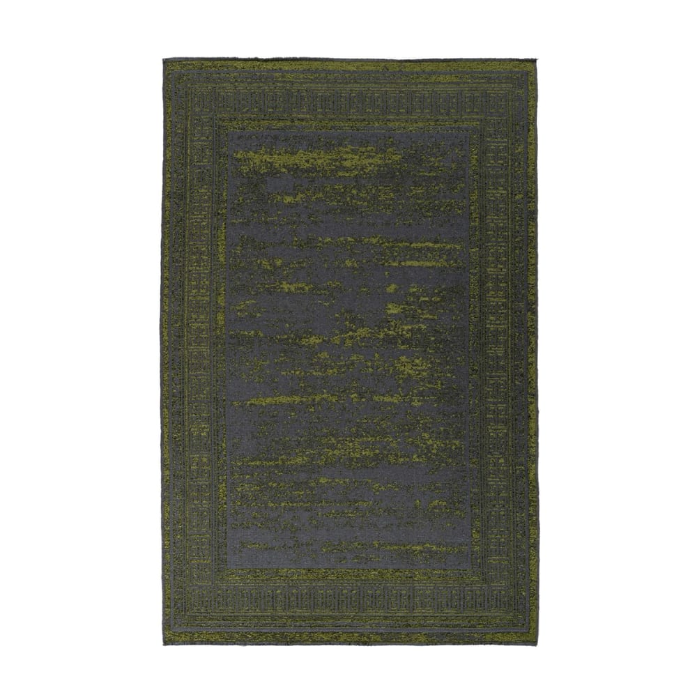 Tapis de salon moderne vert 120x170 cm