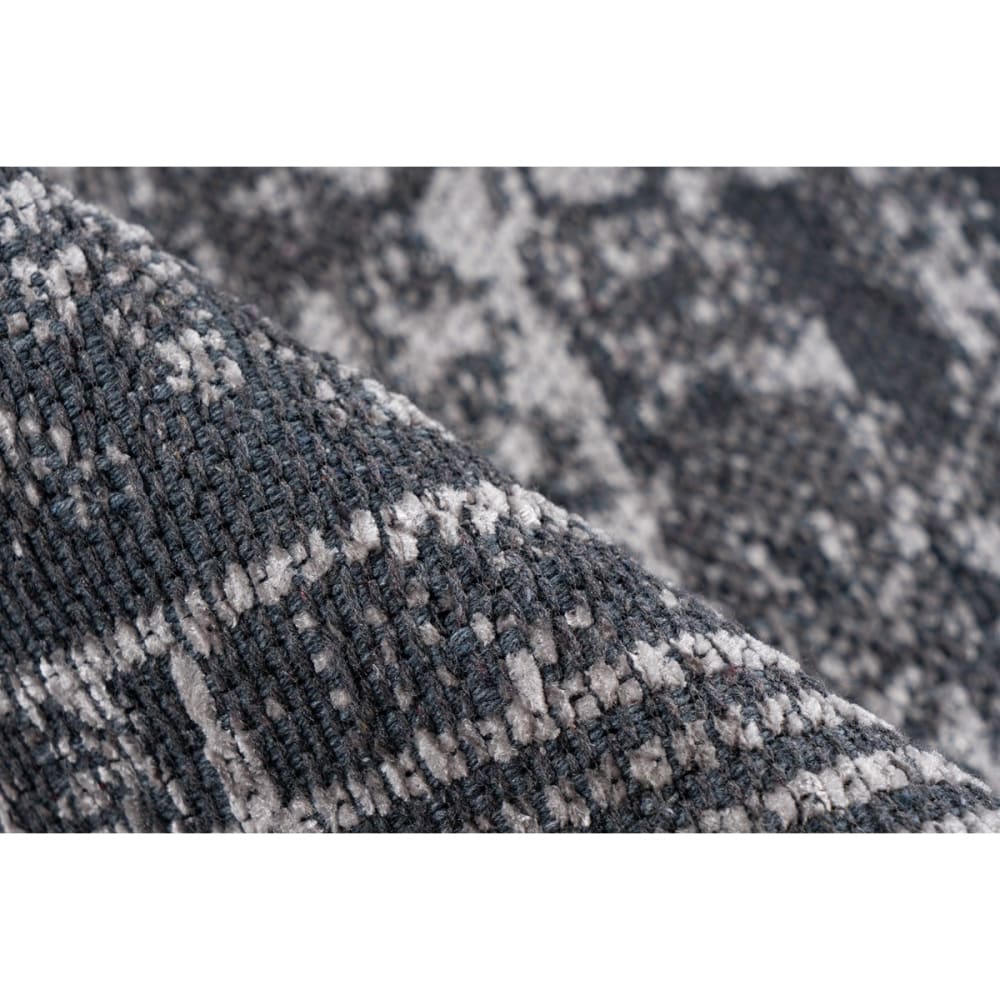 Tapis de salon en polyester gris 120x170 cm — vue 4