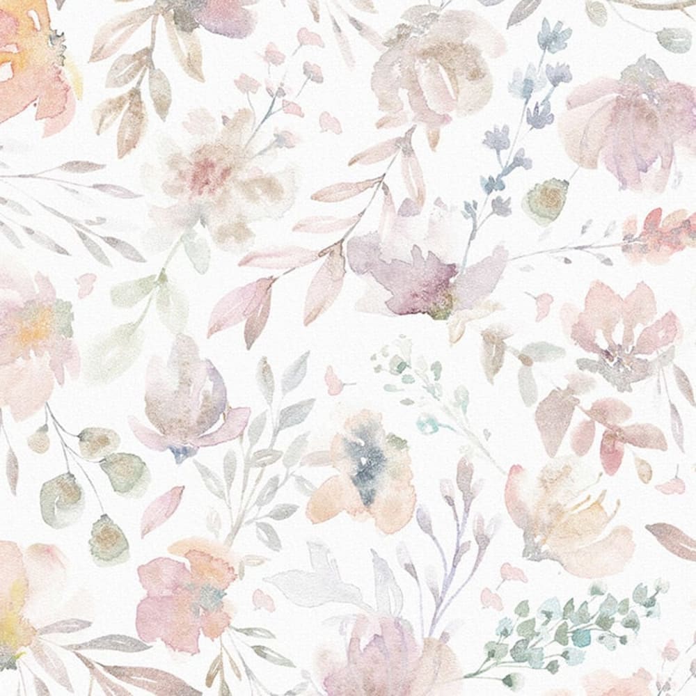 Papel pintado autoadhesivo estampado flores 65x260cm - Maisons du Monde