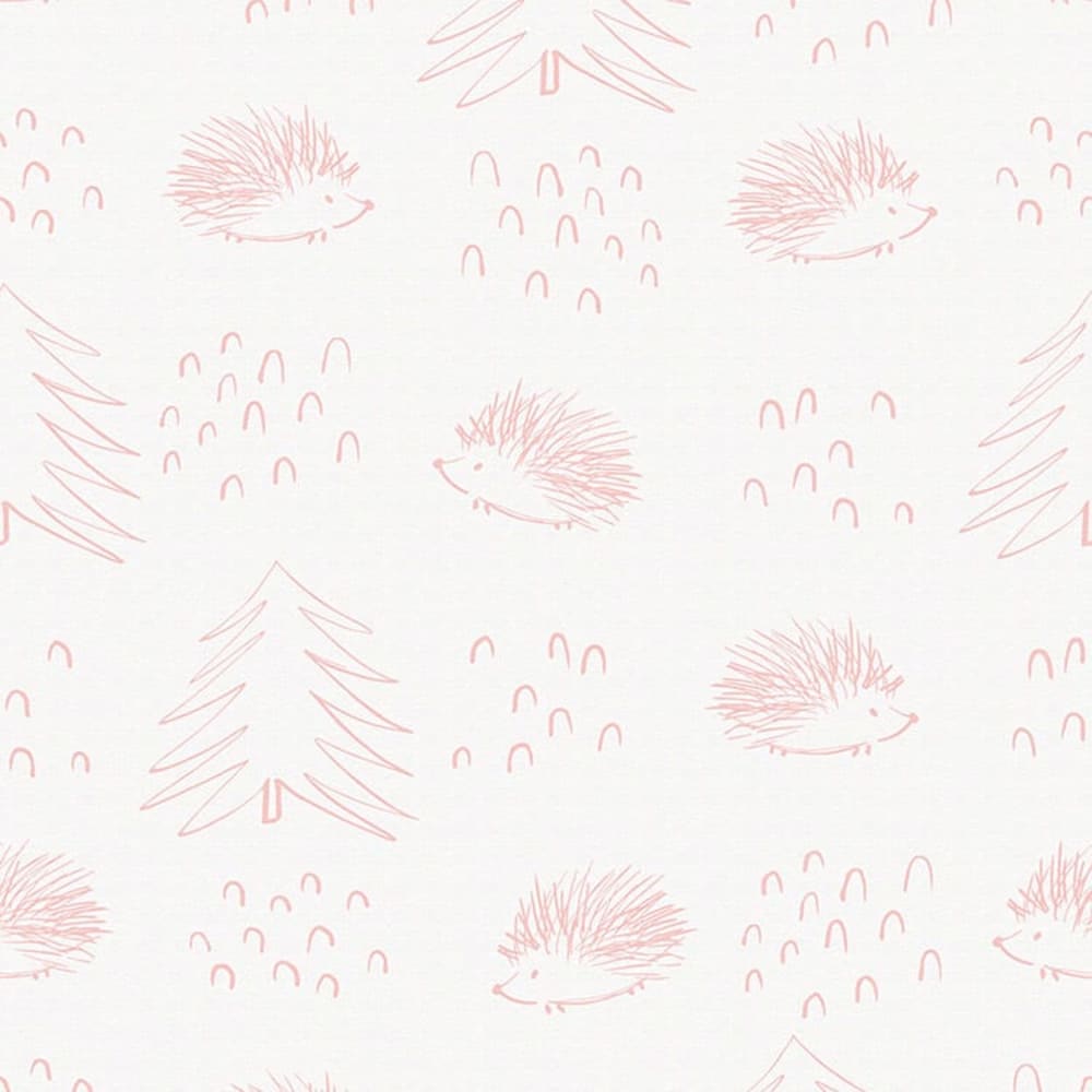 Papel pintado autoadhesivo erizos rosa 65x260cm - Maisons du Monde