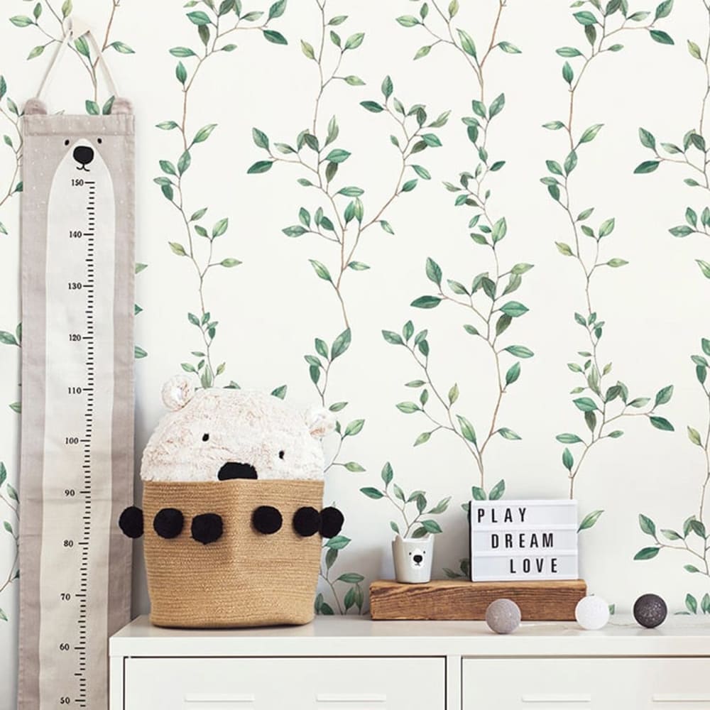 Papel pintado autoadhesivo plantas enredaderas 65x260cm