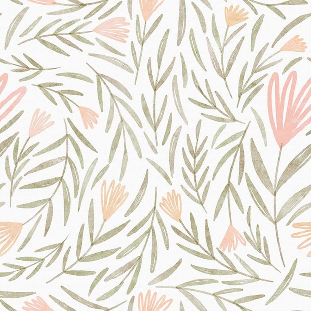 Papel pintado autoadhesivo estampado floral 65x260cm - Maisons du Monde