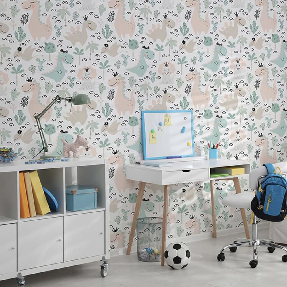 Papel pintado autoadhesivo dinosaurios 65x300cm