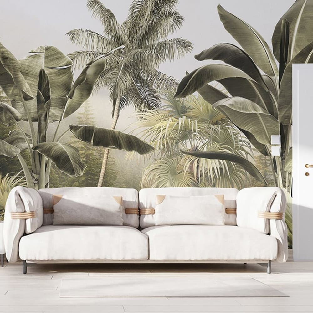 Pinted Selbstklebende Tapete Tropisch 400x260cm Mehrfarbig Pes - Polyester