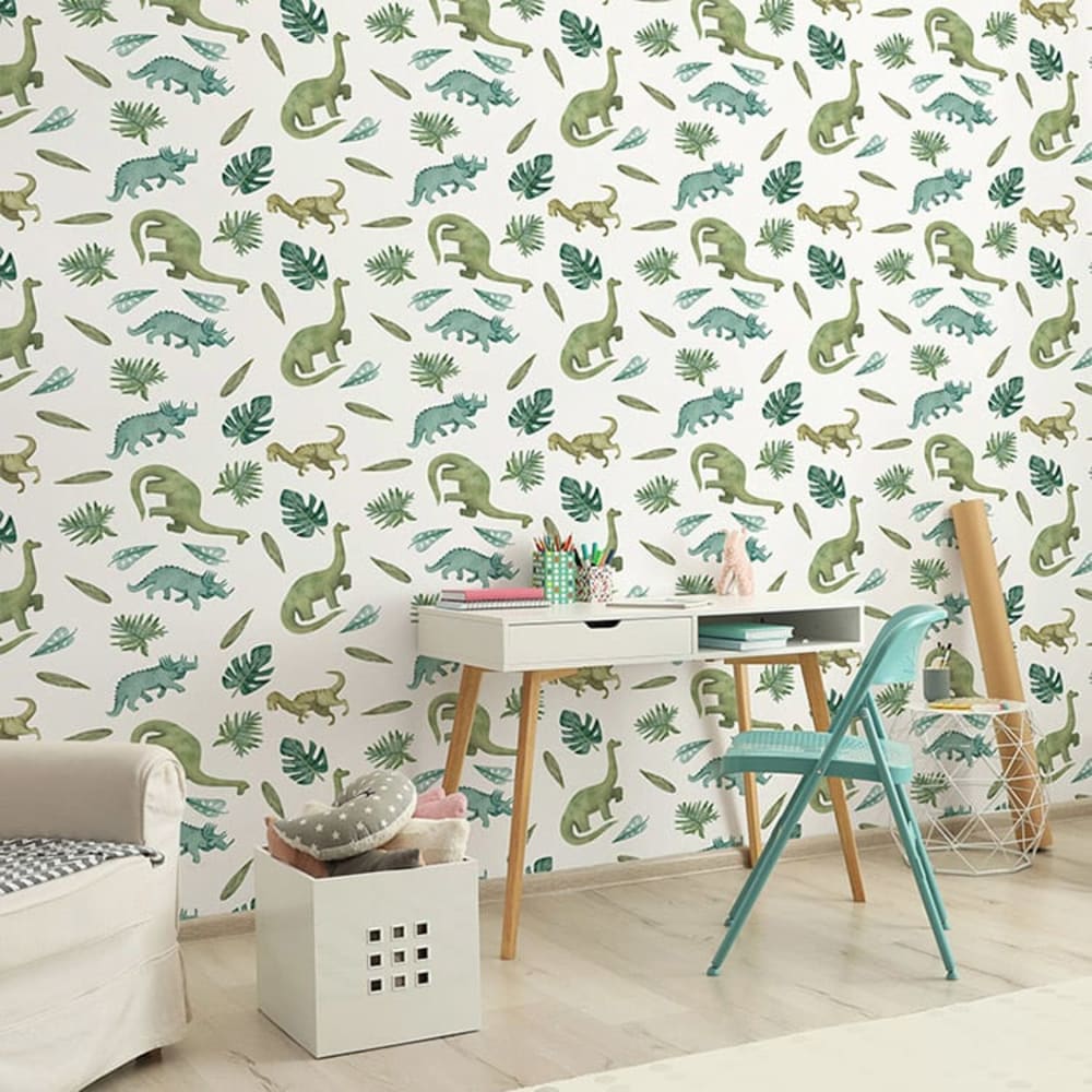 Papel pintado autoadhesivo dinosaurios 65x300cm