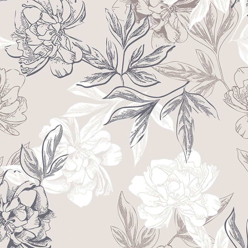 Papel pintado autoadhesivo flores vintage 65x260cm - Maisons du Monde