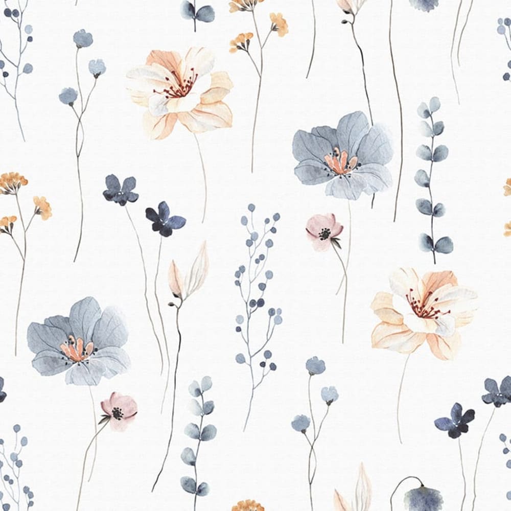 Selbstklebende Tapete mit Blumen 65x260cm - Maisons Du Monde