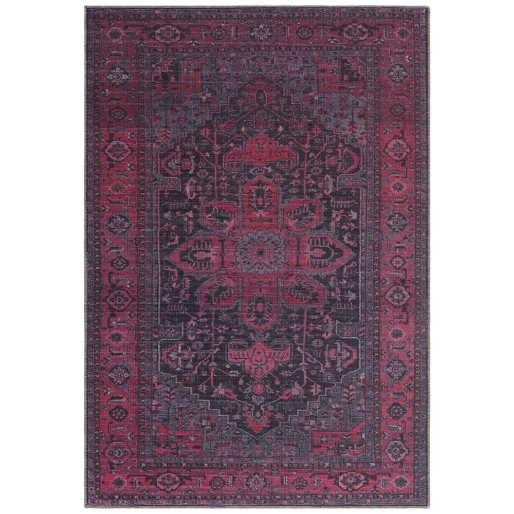 Tapis de salon moderne rouge 120x170 cm