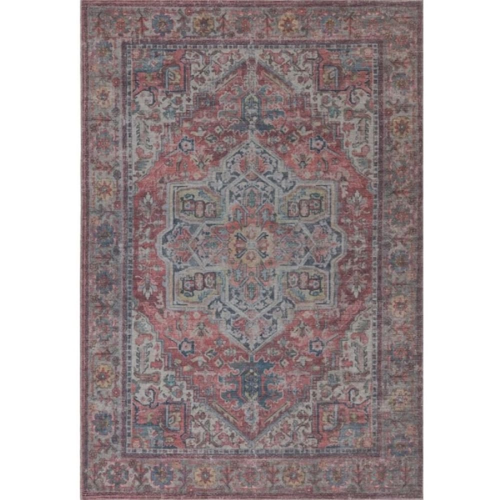 Tapis de salon moderne rouge 120x170 cm