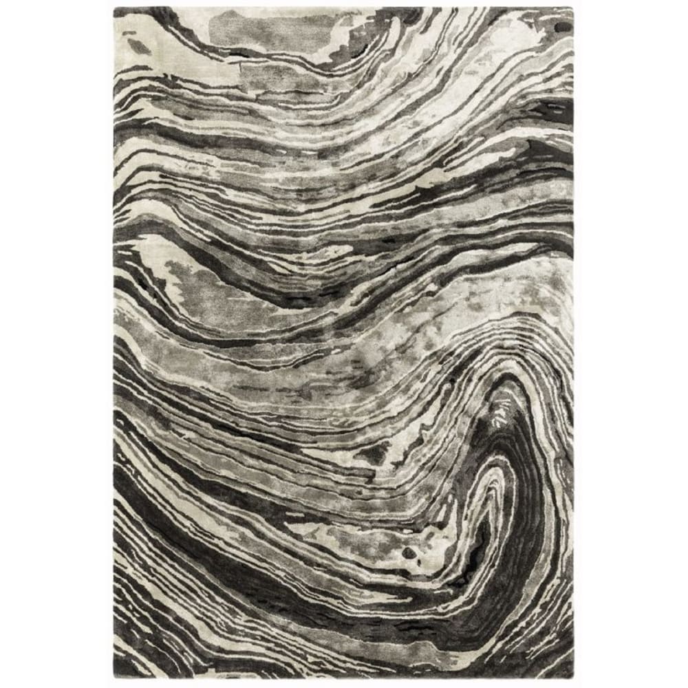 Tapis de salon en Viskosemarron 120x170 cm