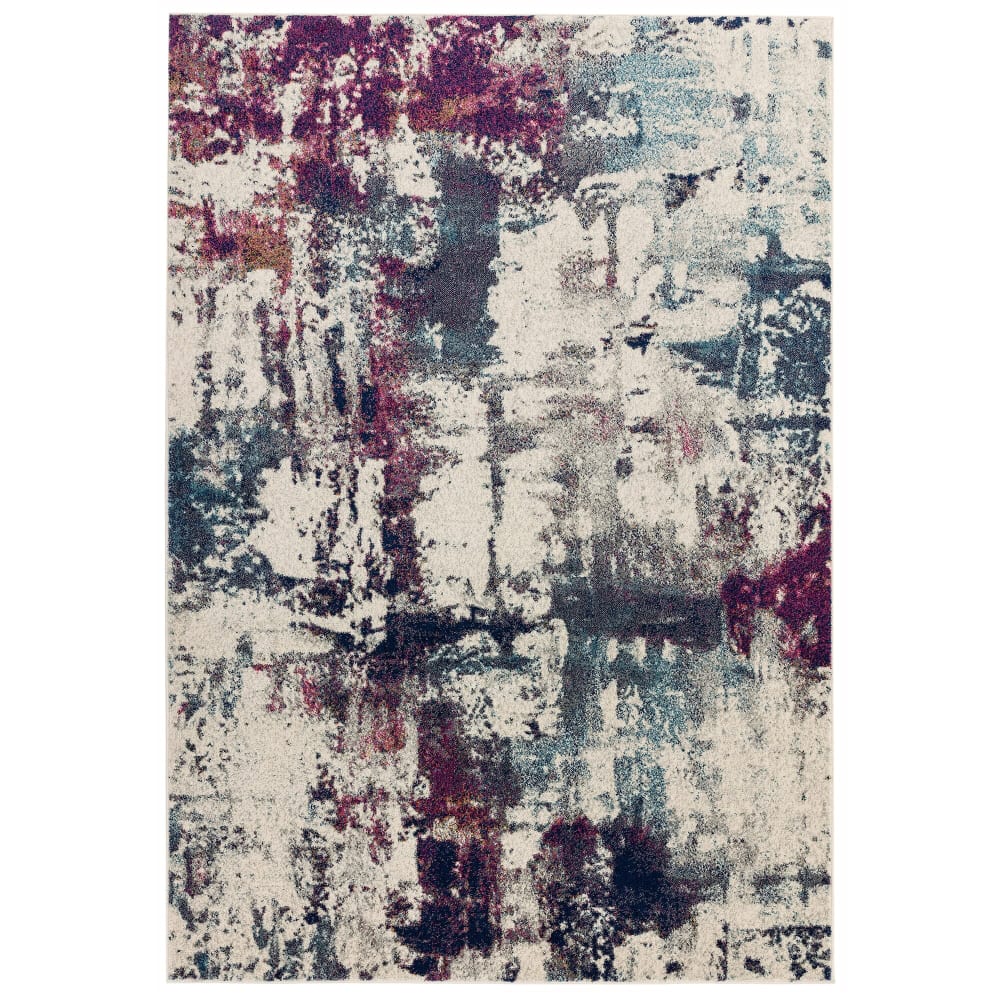 Tapis de salon moderne multicolore 160x230 cm - Maisons du Monde