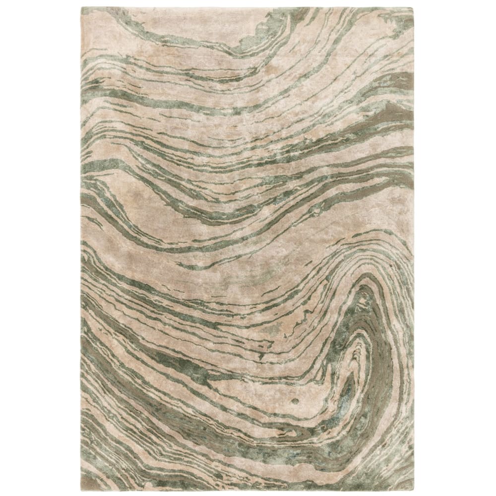 Tapis de salon en Viskosevert 120x170 cm