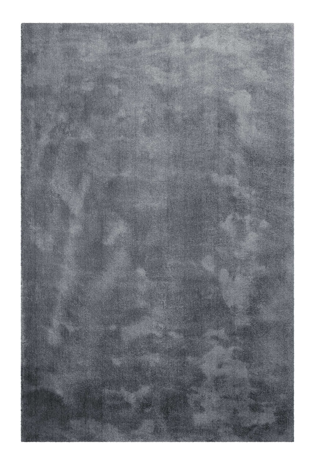 Homie Living Grauer Hochflorteppich für Wohn-, Schlaf- und Kinderzimmer 200x200 style modern Grau Öko-Tex Zertifikat Pes - Polyester