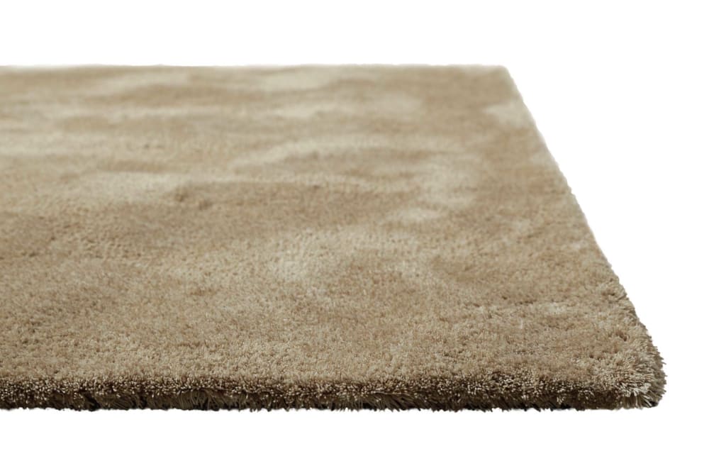 Tapis en microfibre doux et dense brun-beige chiné 120x170 — vue 4