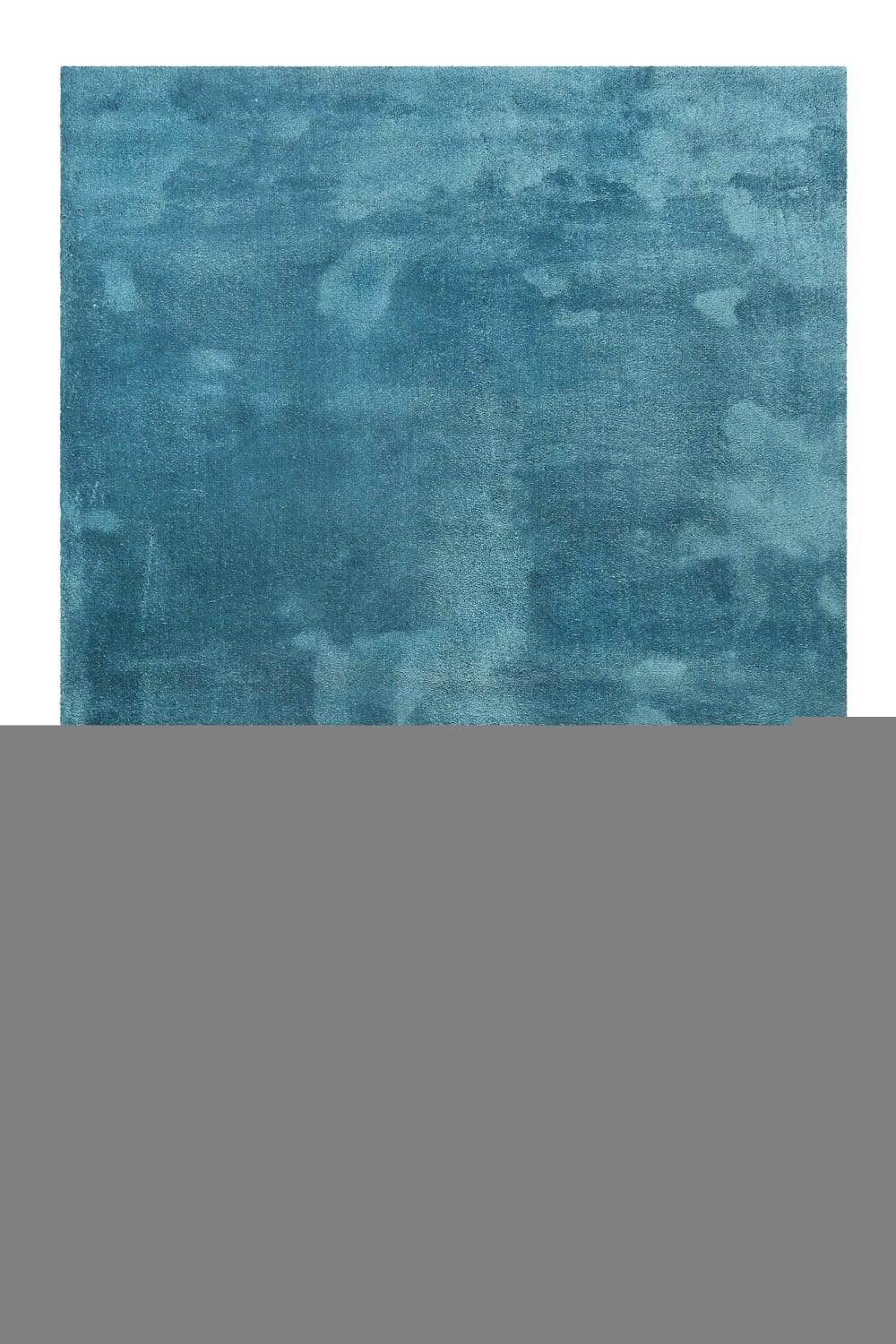 Tapis en microfibre doux et dense bleu pétrole 160x230