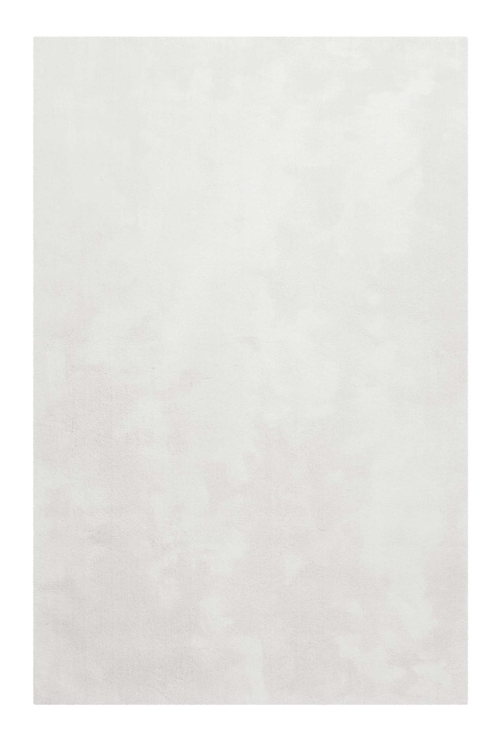 Homie Living Grauer Hochflorteppich für Wohn-, Schlaf- und Kinderzimmer 130x190 style modern Weiß Öko-Tex Zertifikat Pes - Polyester