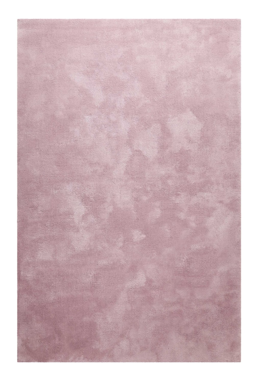 Alfombra de pelo largo extrasuave rosa antiguo 160x230