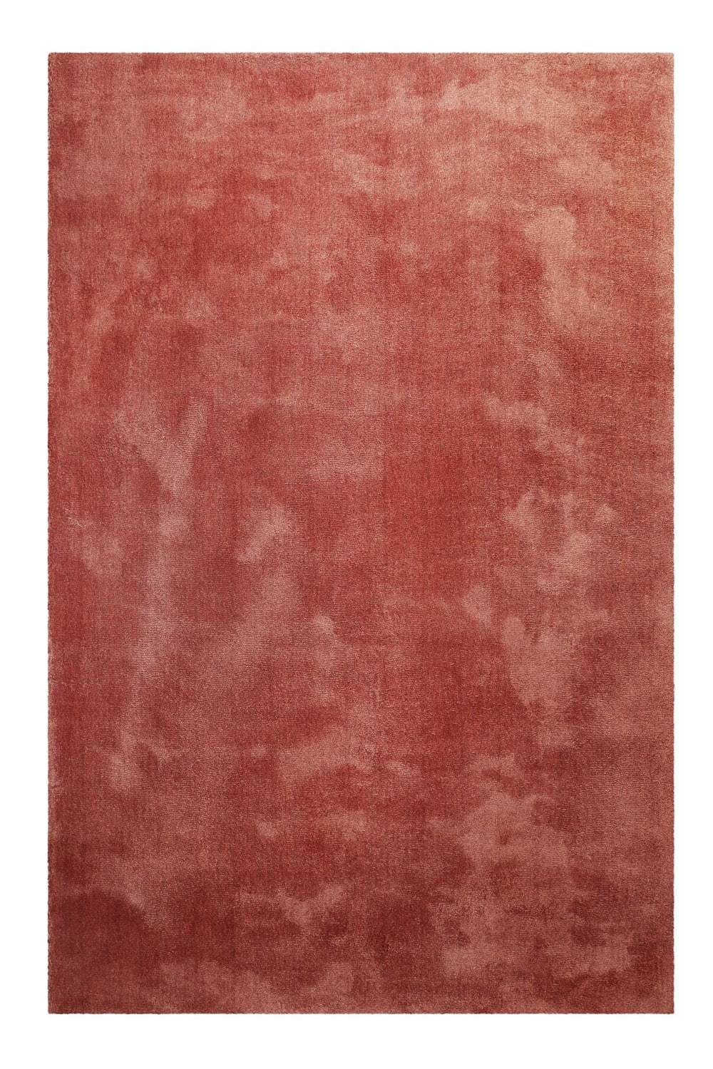 Alfombra de pelo largo extrasuave ladrillo 120x170