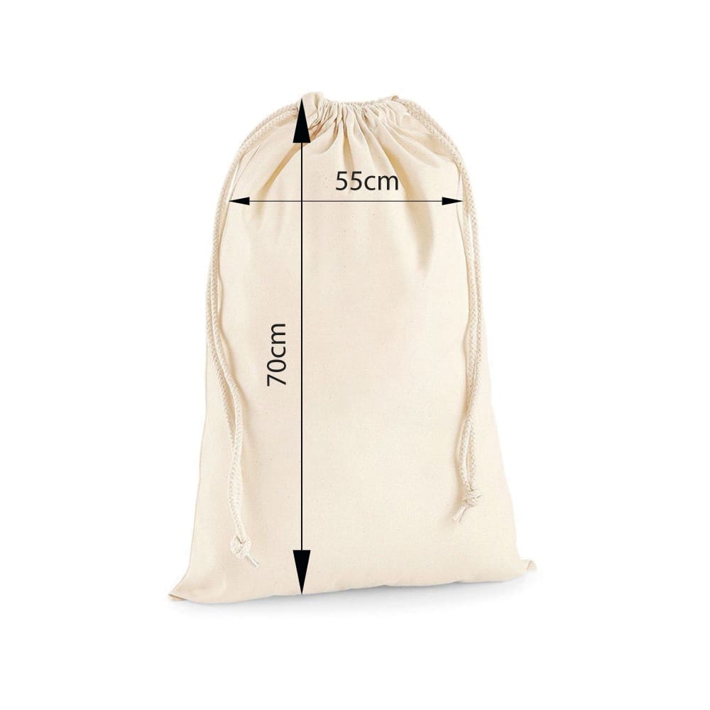 Sac de rangement en coton giraffe beige 70x55cm (Nicolasito) - Image 1