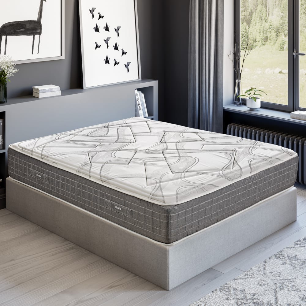 Pack colchón canapé almohada blanco 150x200 montaje retirada incluida - Maisons du Monde