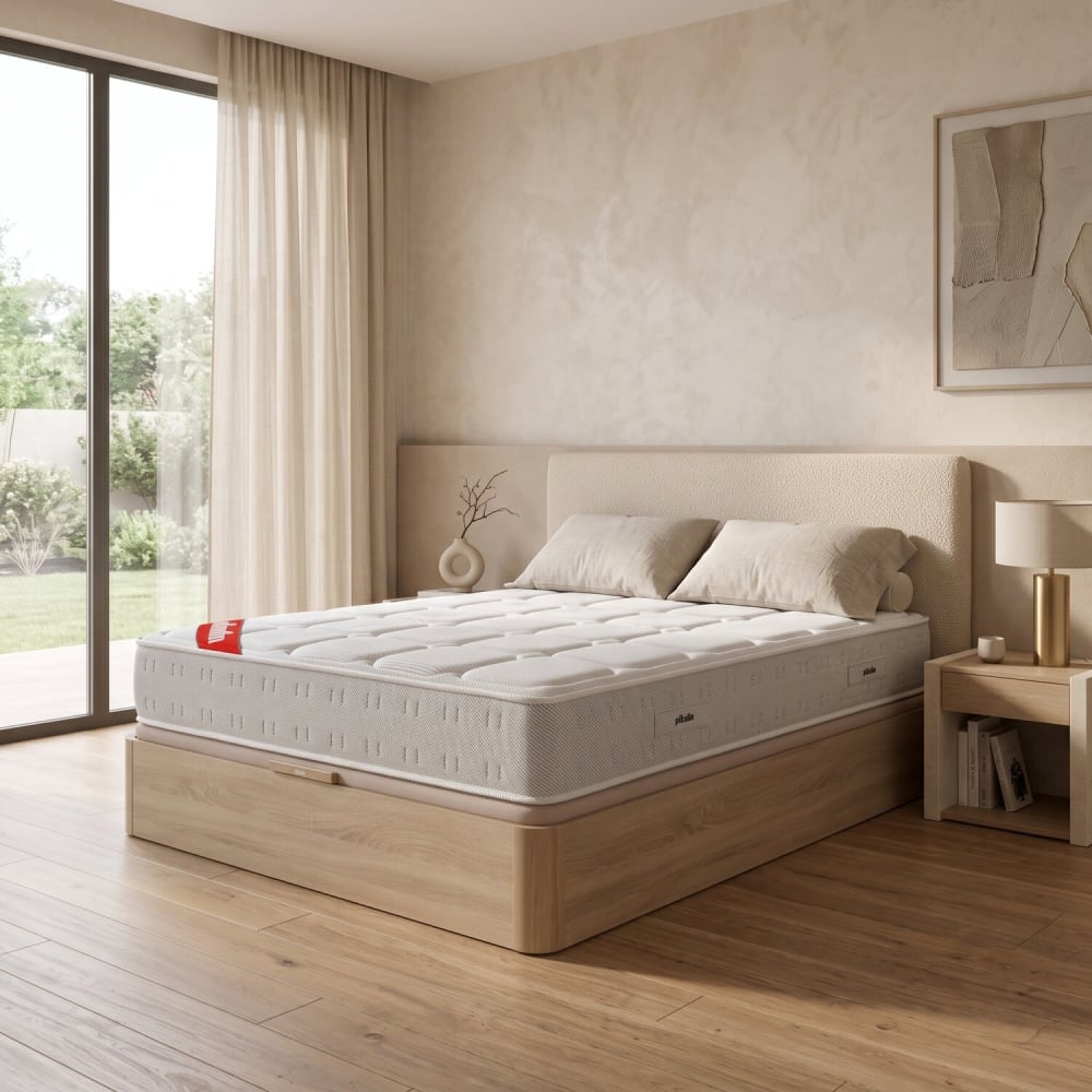 Pack colchón canapé almohada natural 150x190 montaje retirada incluida - Maisons du Monde