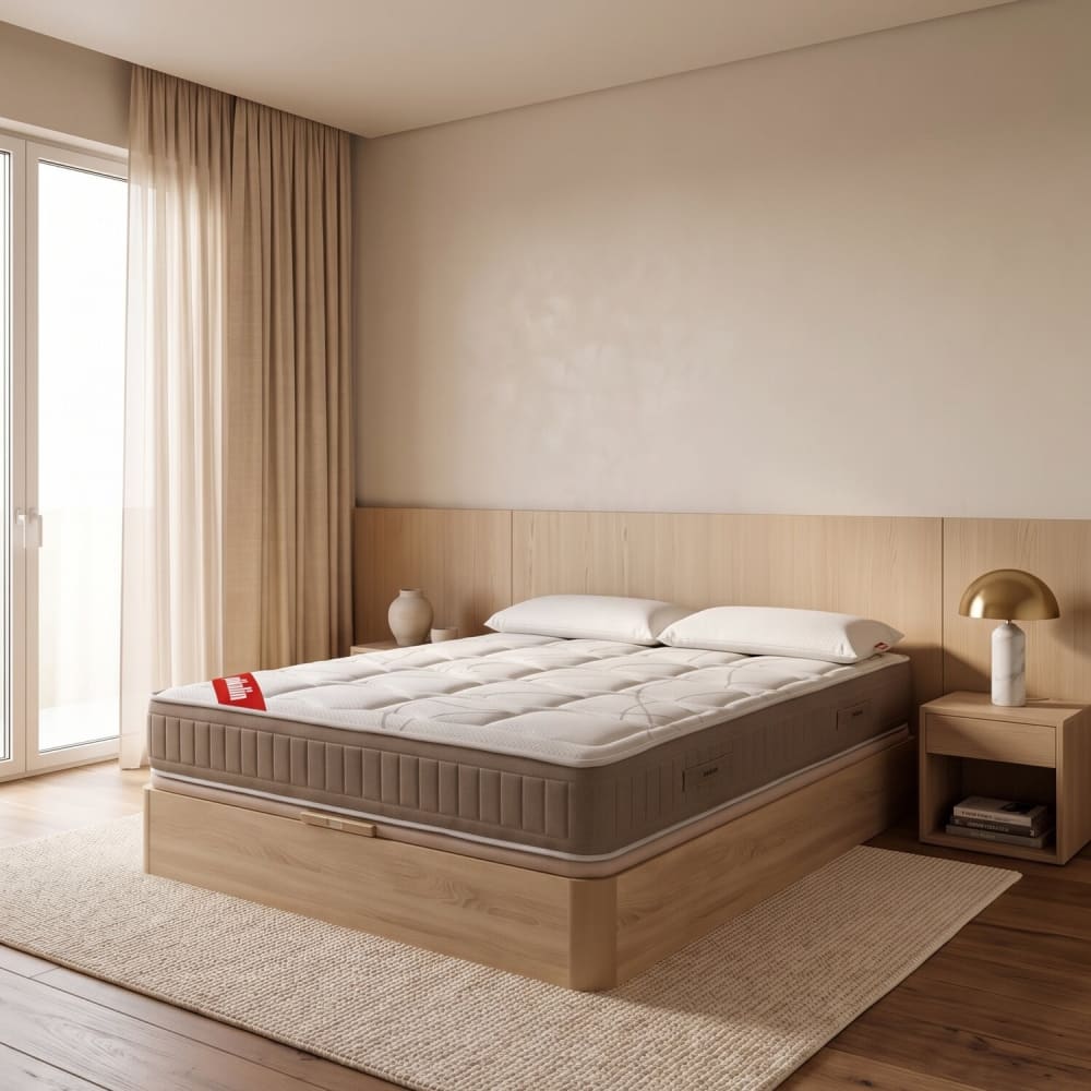 Pack colchón canapé almohada natural 150x200 montaje retirada incluida - Maisons du Monde