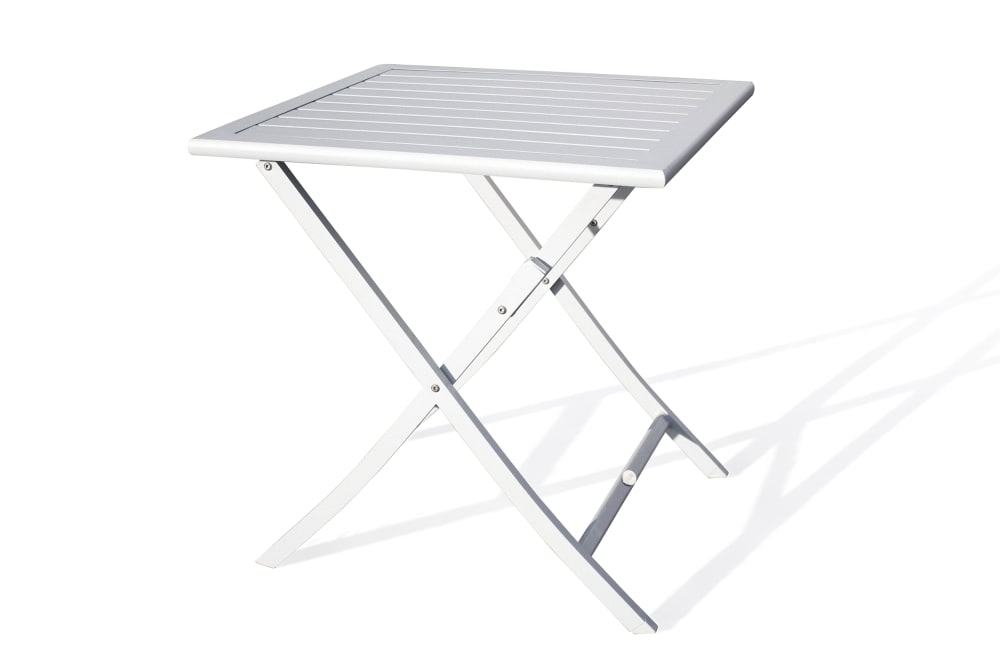Table de jardin carrée - pliante