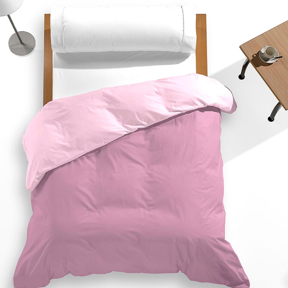 Funda nórdica cama de 135cm color rosa/violeta de pol./alg.
