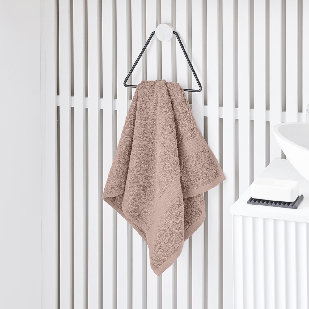 Drap de bain uni  70x130 cm Rose
