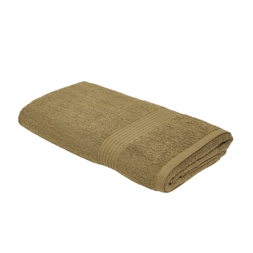 Drap de bain uni 70x130 cm bronze — vue 4