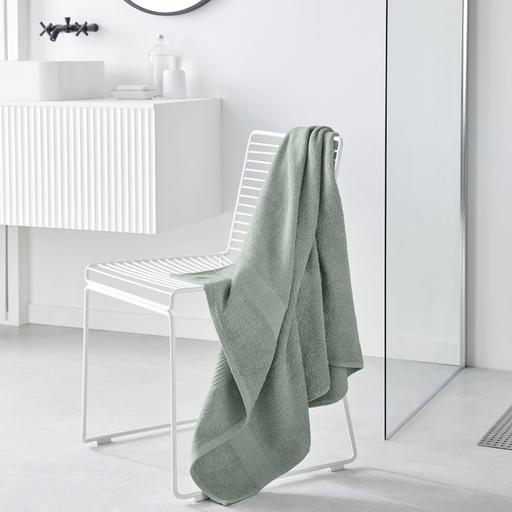 Drap de bain uni  70x130 cm Vert
