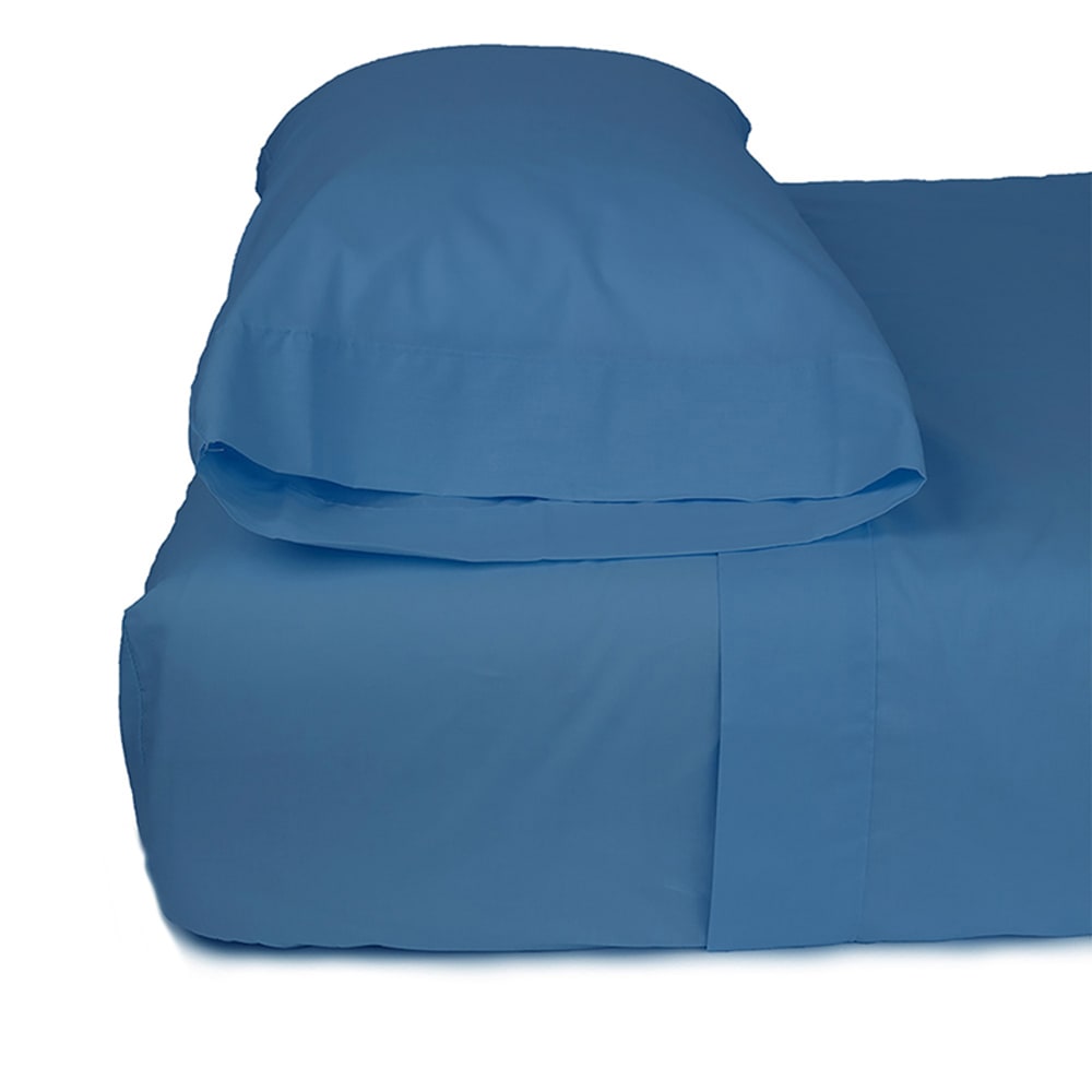 Funda de almohada 150cm pol./alg. Cobalto