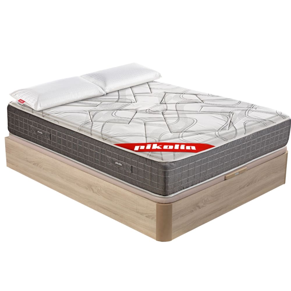 Pack colchón canapé almohada natural 180x200 montaje retirada incluida
