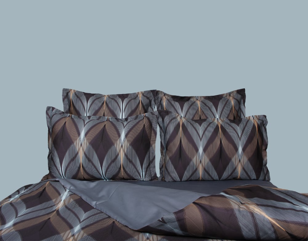 Juego de funda de edredón 240x220cm+2fa 63x63cm satén de algodón - Maisons du Monde